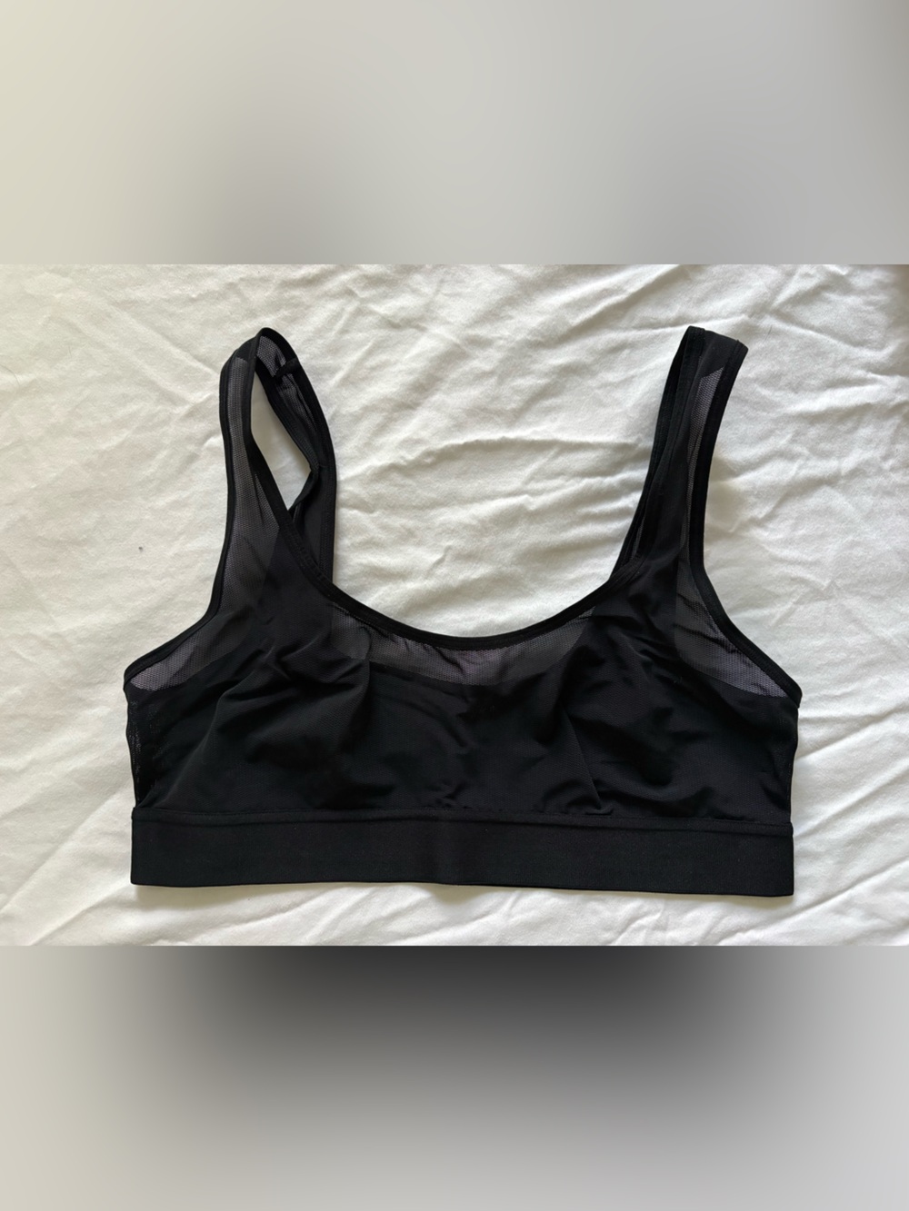 Negative Underwear Sieve Bra Top Black Mesh